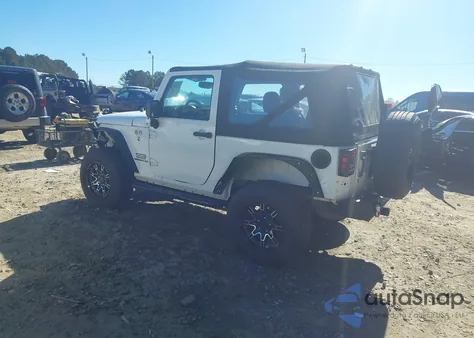 2014 Jeep Wrangler Sport z USA, uszkodzony, nr VIN 1C4AJWAG9EL306927